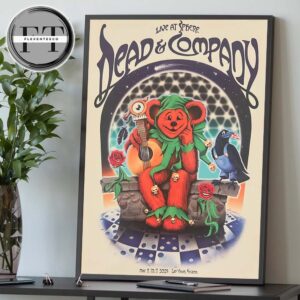 Dead And Company Live At Sphere In Las Vegas Nevada On May 9-10-11 2025 Home Decor Poster Canvas