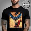 Deadpool x Batman Crossover On Septem 17 2025 DC Marvel Blades In The Mist Unisex T-Shirt
