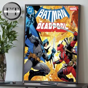 Deadpool x Batman Crossover On Septem 17 2025 DC Marvel The Ultimate Showdown Home Decor Poster Canvas