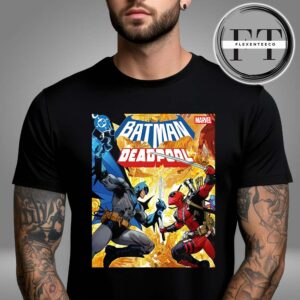 Deadpool x Batman Crossover On Septem 17 2025 DC Marvel The Ultimate Showdown Unisex T-Shirt