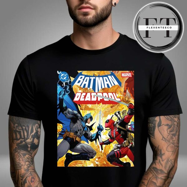 Deadpool x Batman Crossover On Septem 17 2025 DC Marvel The Ultimate Showdown Unisex T-Shirt