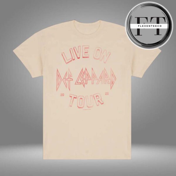 Def Leppard Live On Tour 2025 Unisex T-Shirt