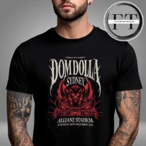 Dom Dolla At Allianz Stadium In Moore Park NSW On December 20 2025 Unisex T-Shirt