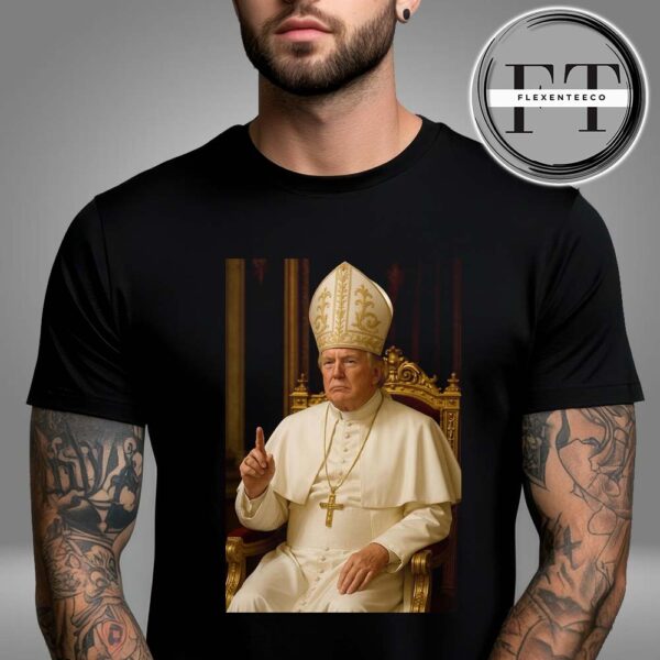 Donald Trump Photo As The Pope Trump Of the Vatican Unisex T-Shirt