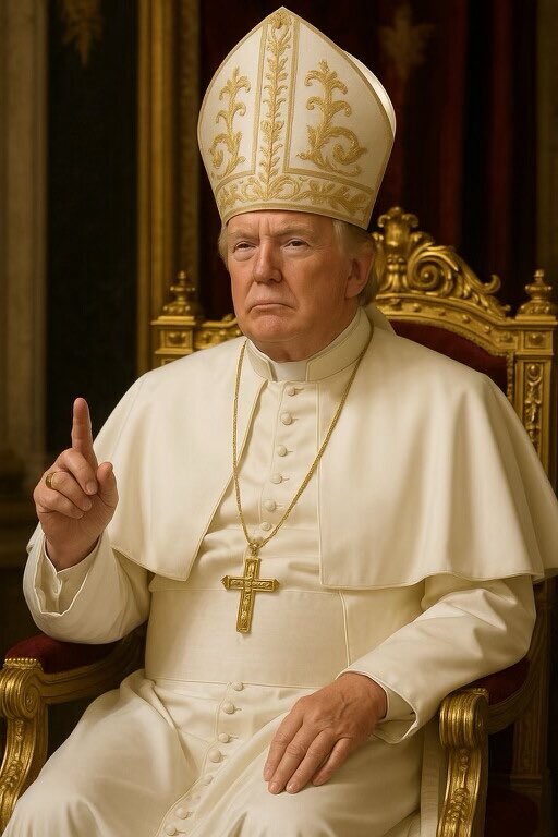 Donald Trump Photo As The Pope Trump Of the Vatican