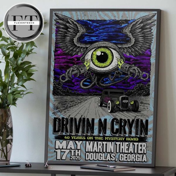 Drivin N Cryin At The Martin Centre In Douglas GA On May 17 2025 Home Decor Poster Canvas