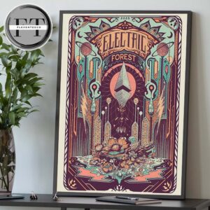 Electric Forest Official Collectible Poster New 2025 Home Decor Poster Canvas
