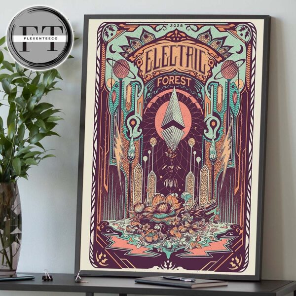 Electric Forest Official Collectible Poster New 2025 Home Decor Poster Canvas