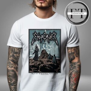 Emperor With Agalloch At The Warfield Theatre In San Francisco CA On May 17 2025 Unisex T-Shirt