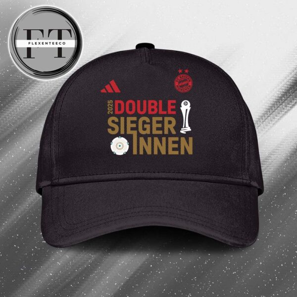 FC Bayern Munich Deutscher Meister 2025 Double Siegerinnen Cap Hat Snapback
