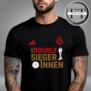 FC Bayern Munich Deutscher Meister 2025 Double Siegerinnen Unisex T-Shirt