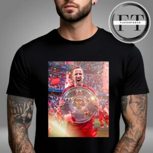 FC Bayern Munich Is The Bundesliga Champion Deutscher Meister 2025 First Title For Harry Kane Unisex T-Shirt