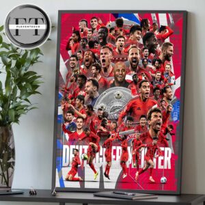 FC Bayern Munich Is The Champions Of Bundesliga Deutscher Meister 2025 Home Decor Poster Canvas