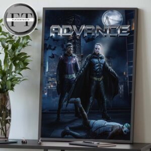 Goden State Warriors Eliminate The Houston Rockets & Advance To The 2nd Round NBA 2025 Batman And Robin Shirt Home Decor Poster Canvas