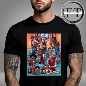 Goden State Warriors Eliminate The Houston Rockets & Advance To The 2nd Round NBA 2025 Unisex T-Shirt