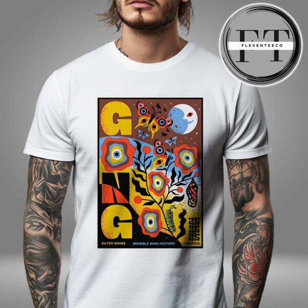 Gong Band At Outer Waves In Liverpool UK On May 25 2025 Unisex T-Shirt
