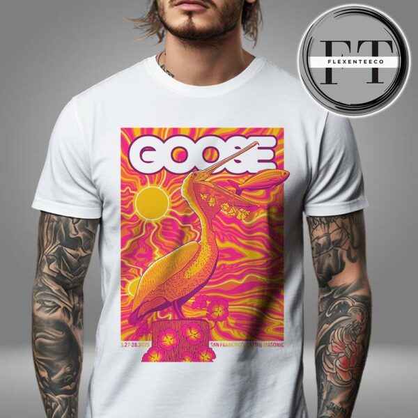 Goose Band At The Masonic In San Francisco CA On May 27-28 2025 Unisex T-Shirt