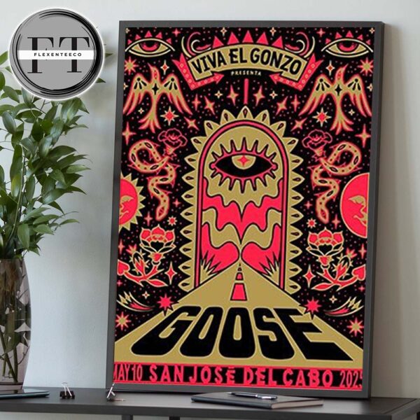 Goose The Band Viva El Gonzo At San Jose Del Cabo In Mexico On May 10 2025 Home Decor Poster Canvas