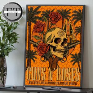 Gun N Rose At Al Dana Ampitheater In Manama BH On May 17 2025 Home Decor Poster Canvas