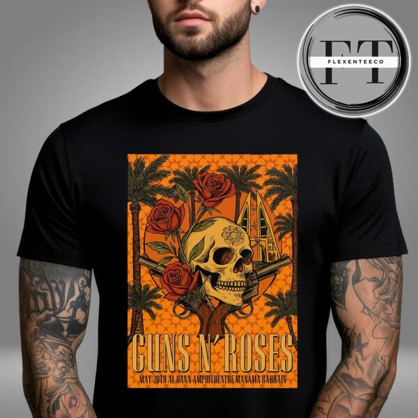Gun N Rose At Al Dana Ampitheater In Manama BH On May 17 2025 Unisex T-Shirt