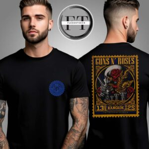 Gun N Rose At Thunderdome Stadium In Muang Thong Thani Bangkok TH On May 13 World Tour 2025 Exclusive Thailand Event Two Sided Unisex T-Shirt