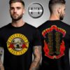 Gun N Rose Bullet Logo World Tour 2025 Two Sided Unisex T-Shirt