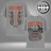 Gun N Rose Grey Skulls World Tour 2025 Two Sided Unisex T-Shirt