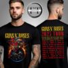 Gun N Rose Tour Admat 2025 Two Sided Unisex T-Shirt