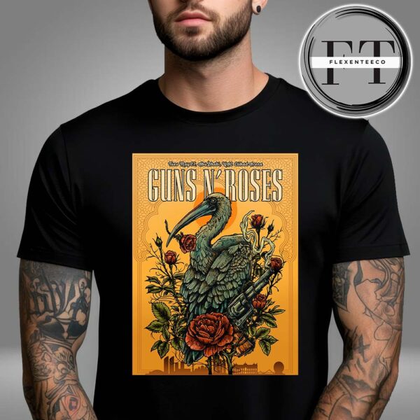 Gun N Roses At Etihad Arena In Abu Dhabi UAE May 27 2025 Unisex T-Shirt