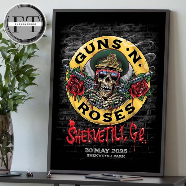 Gun N Roses At Shekvetili Park In Shekvetili GE On May 30 2025 Home Decor Poster Canvas