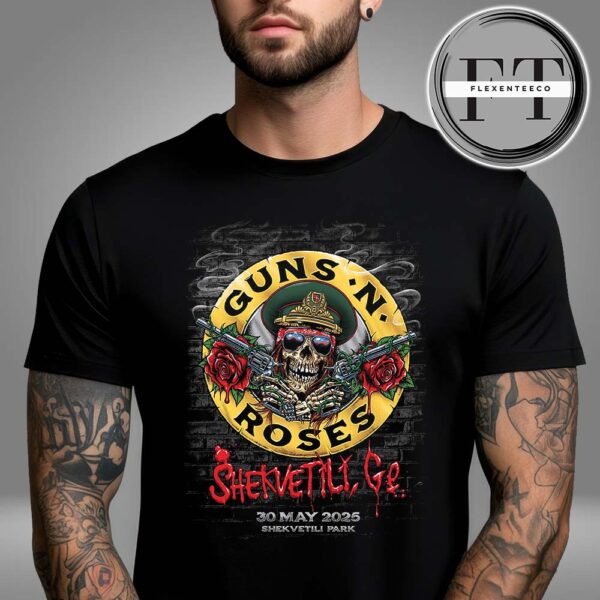 Gun N Roses At Shekvetili Park In Shekvetili GE On May 30 2025 Unisex T-Shirt