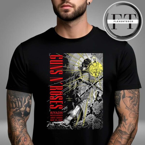 Guns N Roses At King Abdo Arena In Riyadh SA On May 23 2025 Unisex T-Shirt