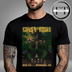 Guns N Roses At Thunderdome Stadium In Bangkok TH On May 13 World Tour 2025 Unisex T-Shirt
