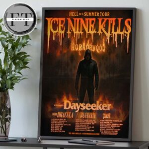 Ice Nine Kills Hell Of A Summer Tour Tour Dates Schedule Home Decor Poster Canvas