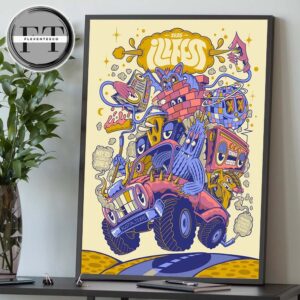 Illfest The Original Street Art & Music Festival At Austin Texas On May 30 And June 1 2025 Home Decor Poster Canvas