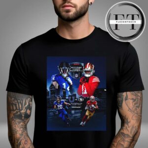 Indianapolis Colts Versus San Francisco 49ers In Monday Night Football On December 22 2025 NFL Schedule Match Dates Unisex T-Shirt