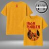 Iron Maiden Running Free Vintage Gold IM50 Run For Your Lives Tour Two Sided Washed T-Shirt
