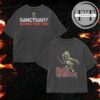 Iron Maiden Sanctuary Eddie 1980 Tour IM50 Run For Your Lives Tour Two Sided Washed T-Shirt