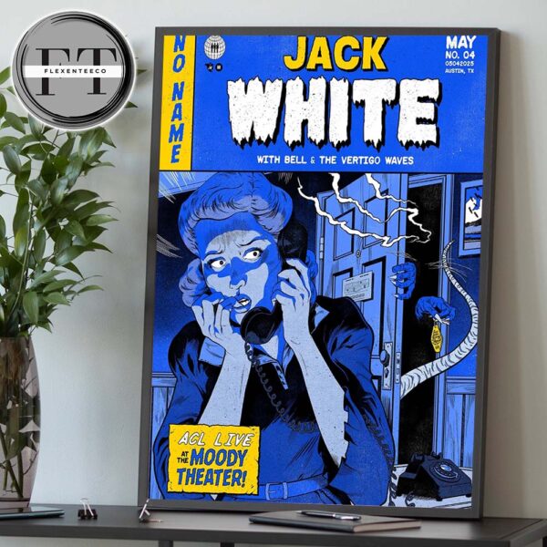 Jack White ACL Live At The Moody Theater In Austin TX On May 4 2025 Home Decor Poster Canvas