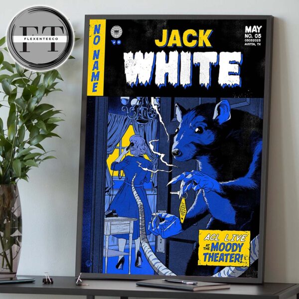 Jack White ACL Live At The Moody Theater In Austin TX On May 5 2025 Home Decor Poster Canvas