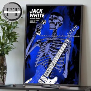 Jack White At Channel 24 In Sacramento CA On May 26 2025 Home Decor Poster Canvas