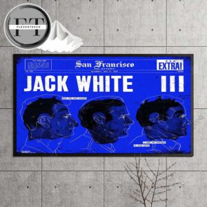 Jack White At Masonic Auditorium In San Francisco CA On May 17 2025 Home Decor Poster Canvas