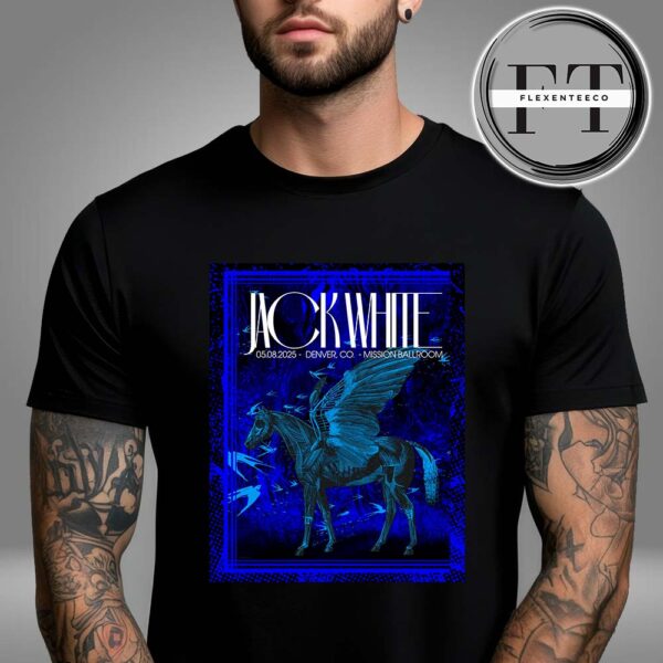 Jack White At Mission Ballroom In Denver, CO On May 8 2025 Unisex T-Shirt