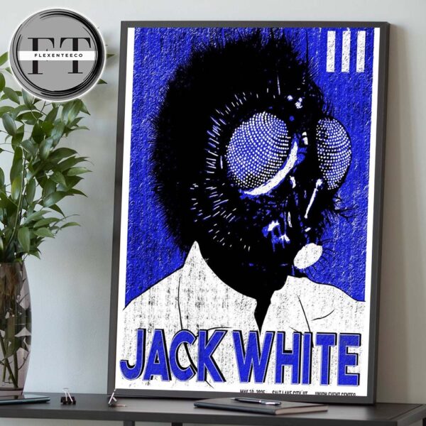 Jack White At Union Event Center In Salt Lake City UT On May 10 2025 Home Decor Poster Canvas