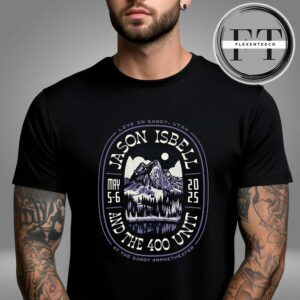 Jason Isbell And The 400 Unit Tour At Sandy Amphitheater In Sandy UT On May 5-6 2025 Unisex T-Shirt