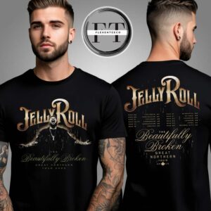 Jerry Roll The Beautifully Broken Great Northern 2025 Rain Tour Two Sided Unisex T-Shirt