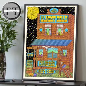 Joe Russo’s Almost Dead Music Show At Austin Texas On May 1 And At New Orleans Louisiana On May 2-3 2025 Home Decor Poster Canvas