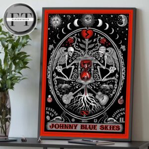 Johnny Blue Skies At Allstate Arena In Rosemont IL On May 9 2025 Home Decor Poster Canvas