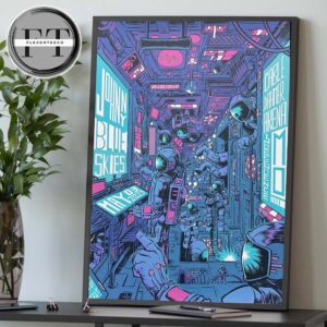 Johnny Blue Skies At Cable Dahmer Arena In Independence MO On May 3 2025 Home Decor Poster Canvas