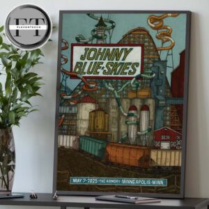 Johnny Blue Skies At The Armory In Minneapolis Mn On May 7 2025 Home Decor Poster Canvas